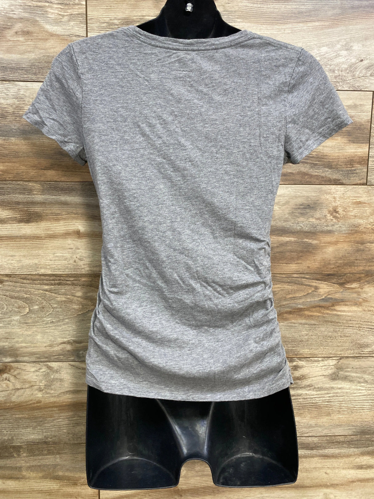 Isabel Maternity Ruched Shirt Grey sz Small - Me n Mommy To Be