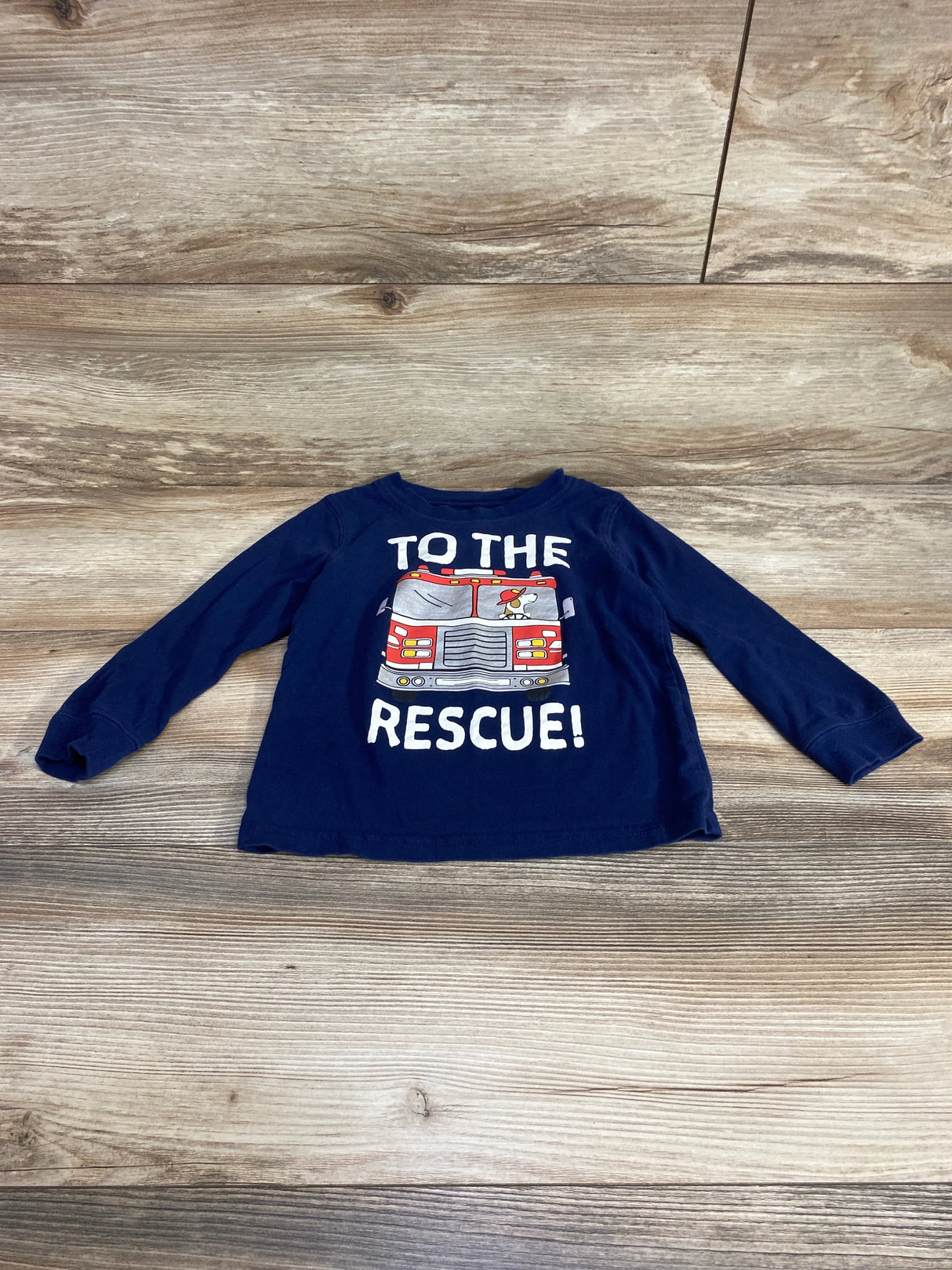 Carter's To The Rescue! Shirt Navy sz 3T