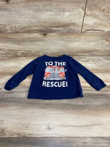 Carter's To The Rescue! Shirt Navy sz 3T