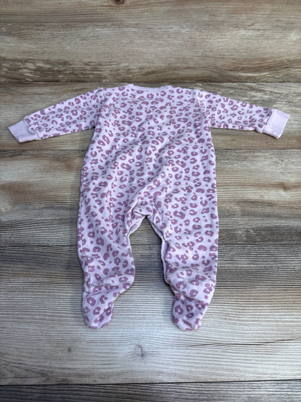 DKNY Leopard Print Coverall Purple sz 3-6m
