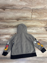 Disney Mickey Mouse Full Zip Hoodie Green sz 4T