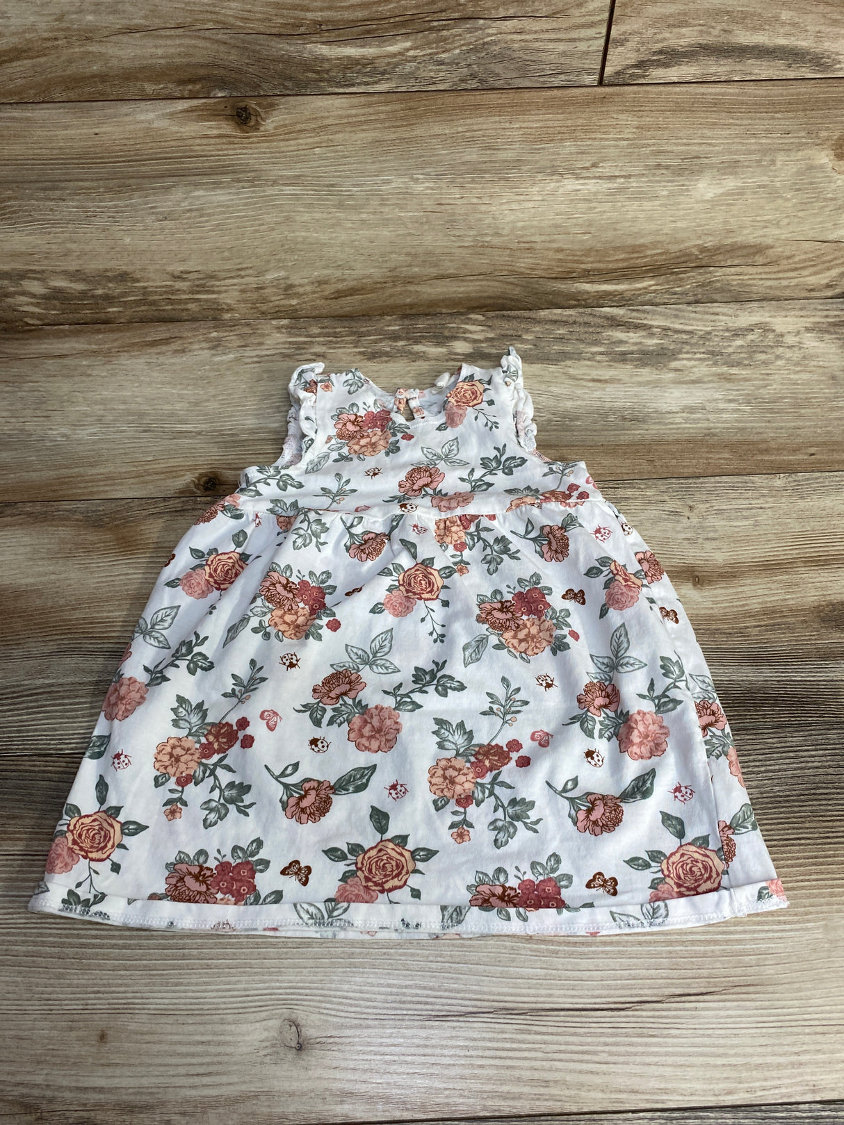 H&M Floral Dress White sz 18m