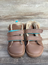 Ten Little Furry High Top Sneakers Brown sz 4.5c