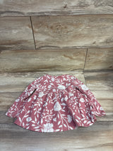 Member's Mark Floral Long Sleeve Peplum Top  Pink sz 2T