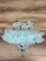 Hello Kitty & Friends Ribbed Tutu Bodysuit Dress Blue sz 0-3m