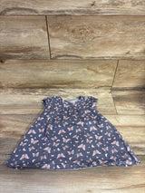 Simple Joys Butterfly Dress Grey sz 12m