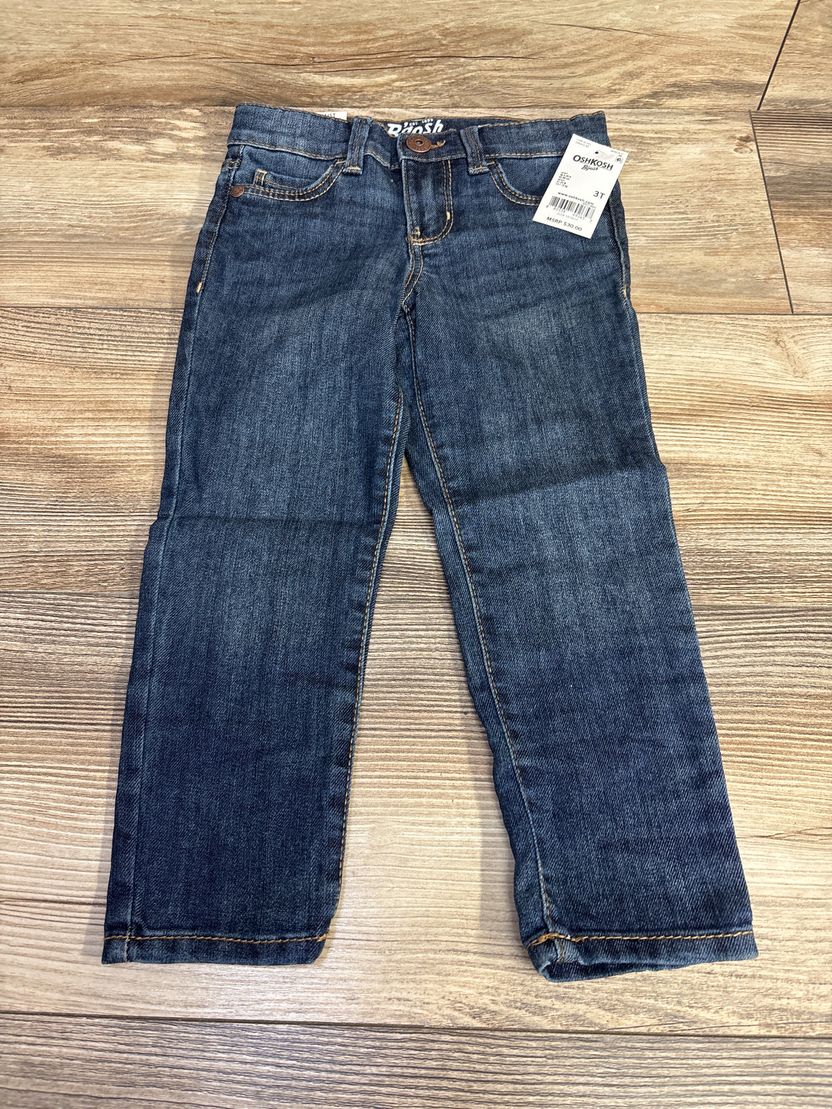 NEW OshKosh Super Skinny Jeans Medium Blue sz 3T