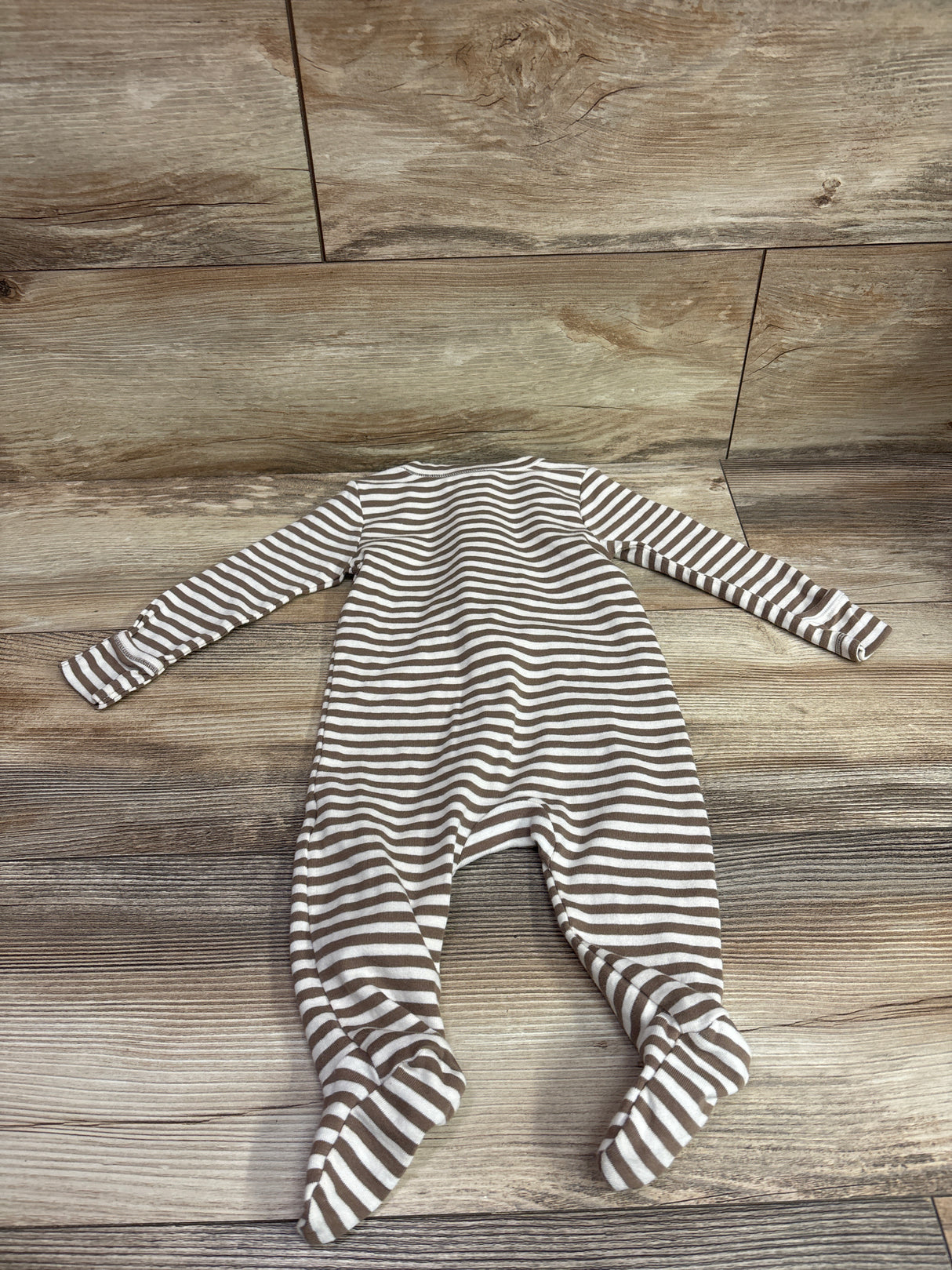 Old Navy Striped Sleeper Brown sz 6-9m