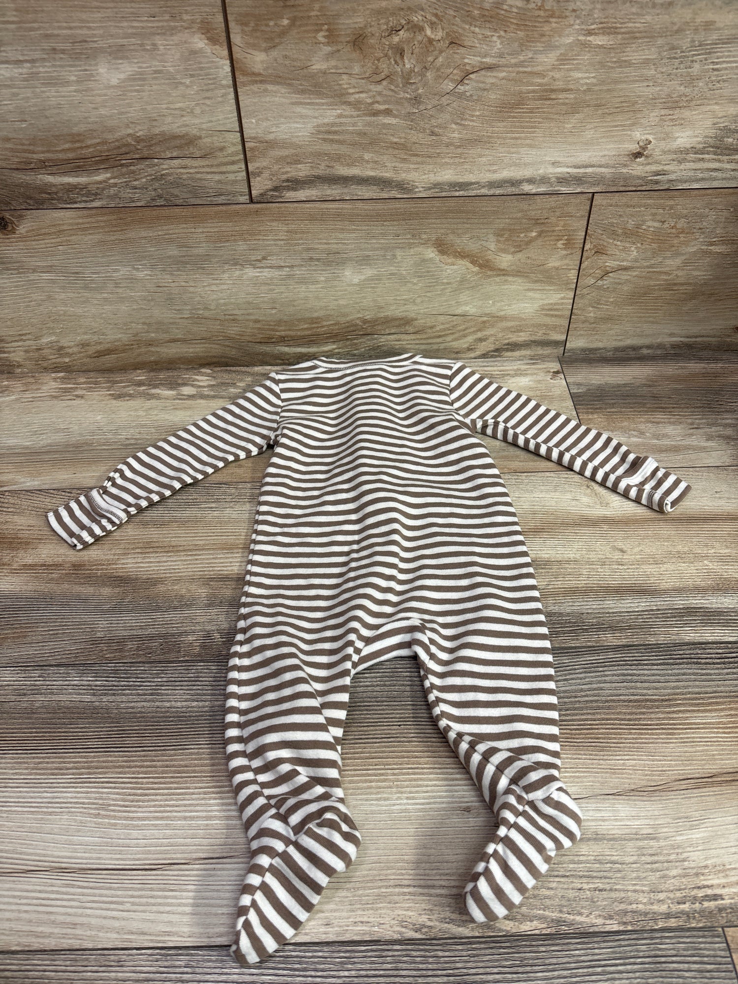 Old Navy Striped Sleeper Brown sz 6-9m