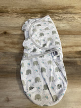 Summer Infant Elephant Print Swaddle Wrap White sz 0-3m - Me n Mommy To Be