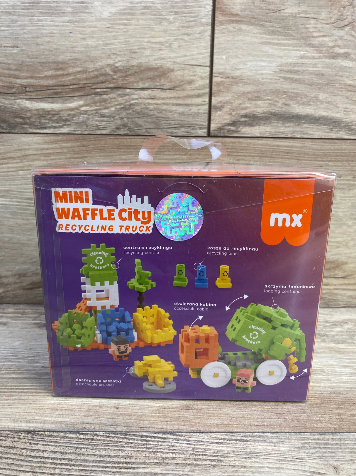 NEW Marioinex Mini Waffle City Recycling Truck 148pc