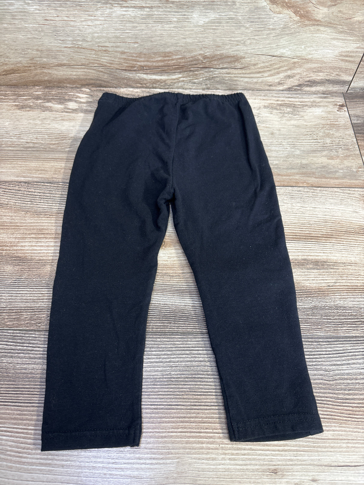 Simple Tree Bear Knee Leggings Black sz 2T