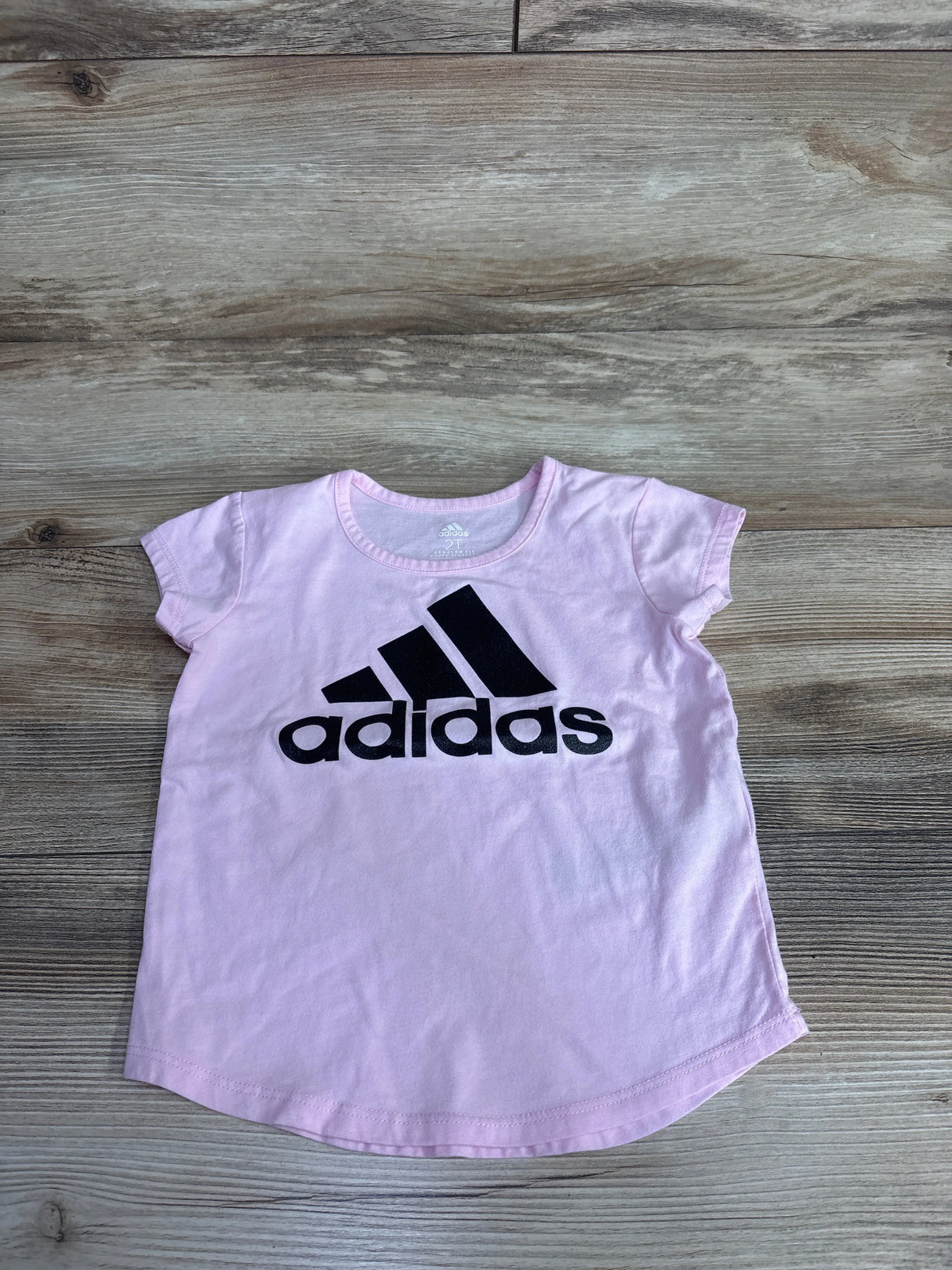 Adidas Textured Shirt Pink sz 2T
