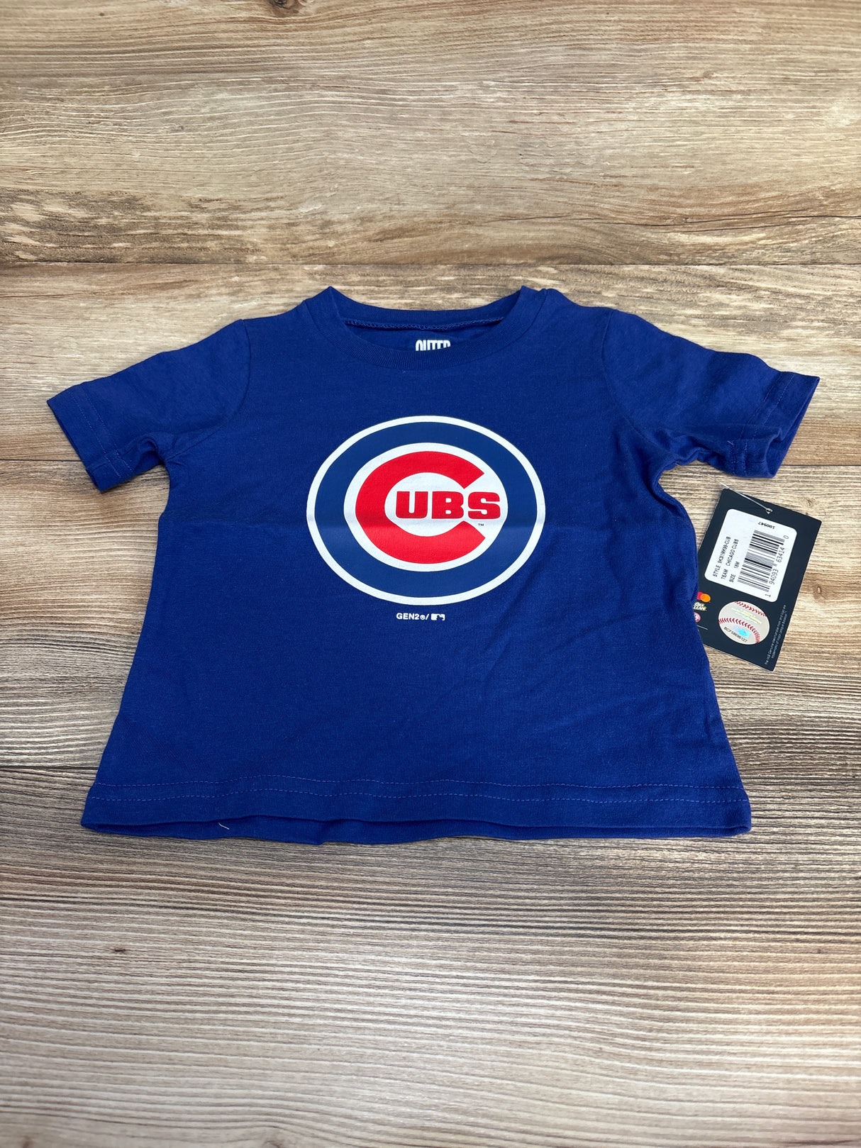 NEW Outer Stuff MLB Chicago Cubs Blue T-Shirt sz 18m