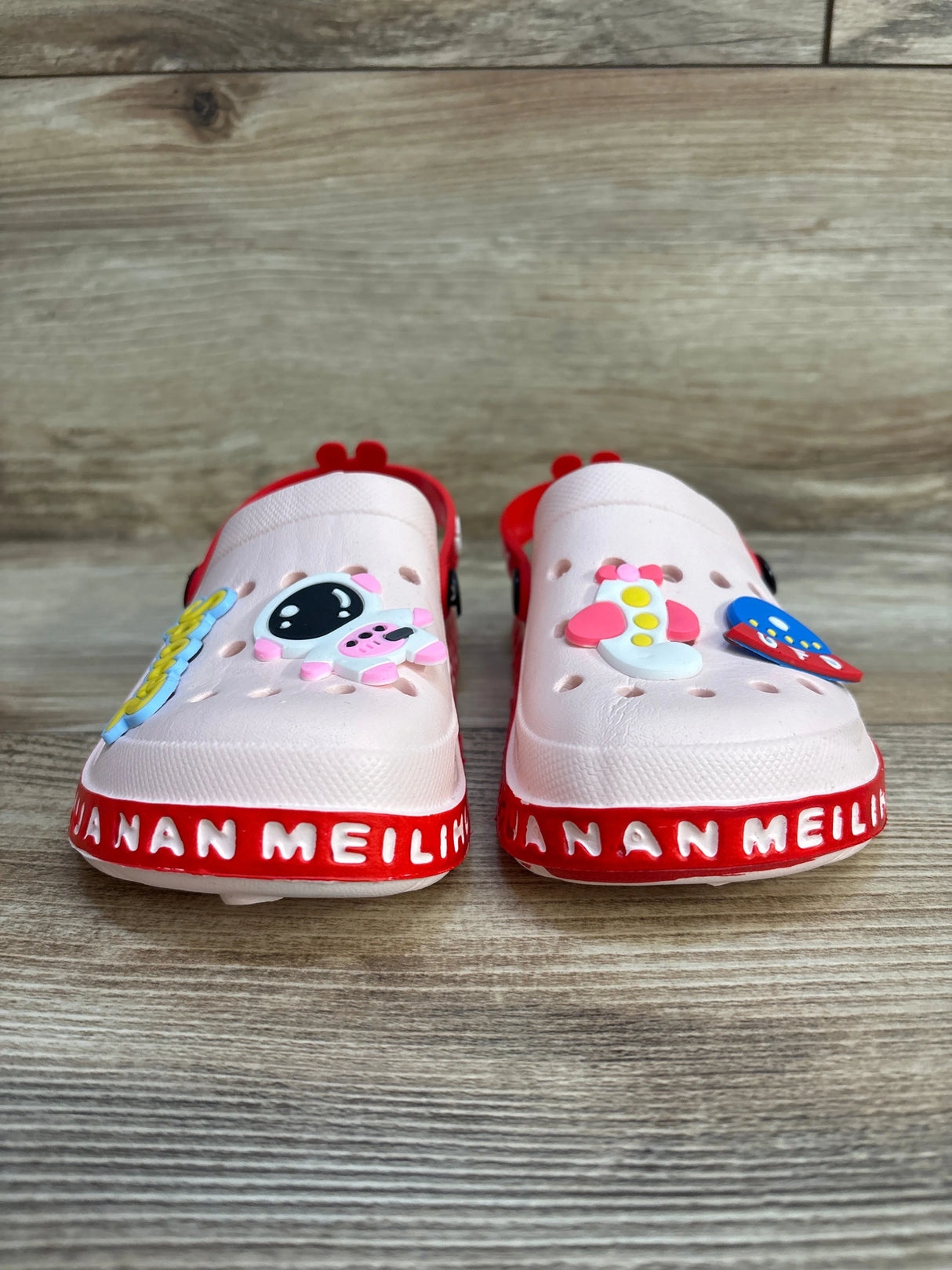 JUXI Garden Clog Cartoon Slides Pink sz 9c - Me n Mommy To Be