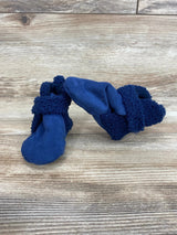 Baby Booties Navy sz 2/3c