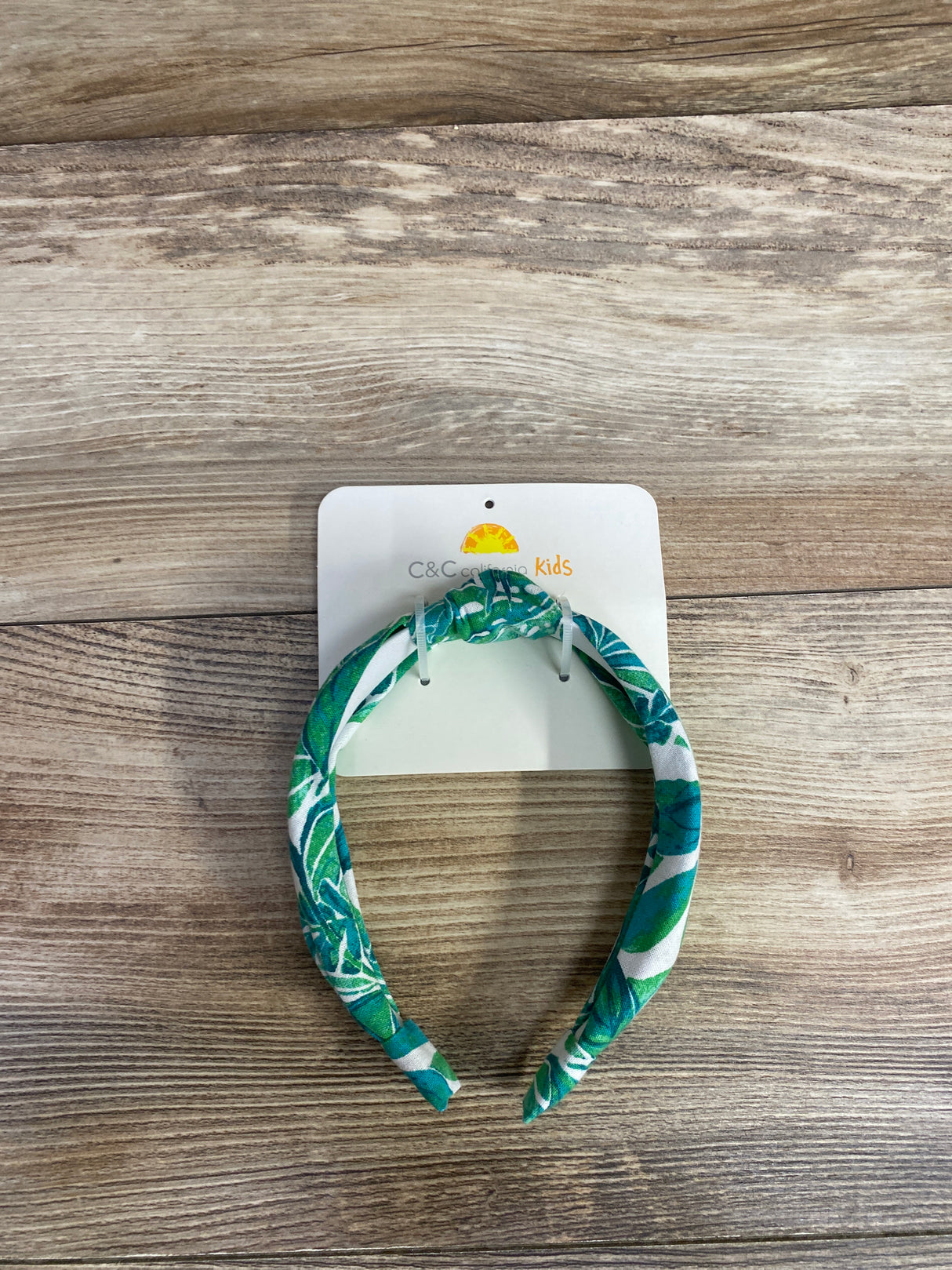 NEW C&C California Tropical Knot Headband Green