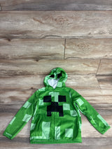 Jumping Beans Minecraft Costume Fleece Hoodie Green sz 4