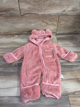 Elainilye Plush Hooded Bunting Pink sz 0-3m
