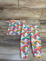 Children's Place 2pc Unicorn Pajama Set Pink sz 12-18m
