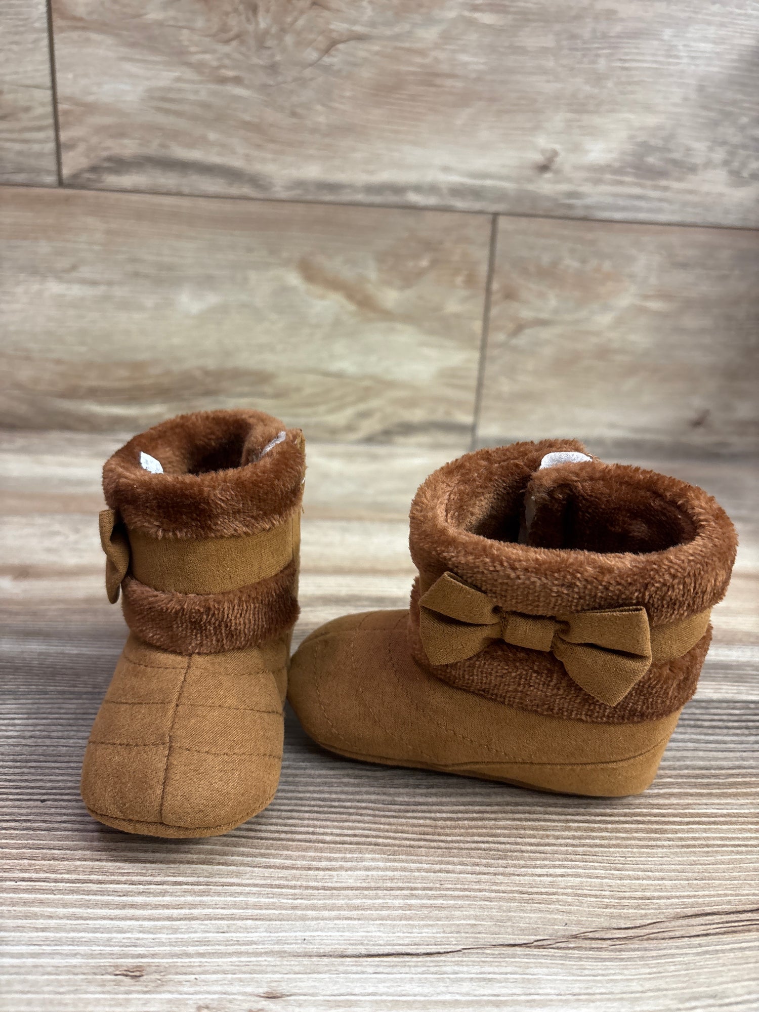CRYBOKO Faux-Fur Soft Sole Boots Brown sz 4/5c