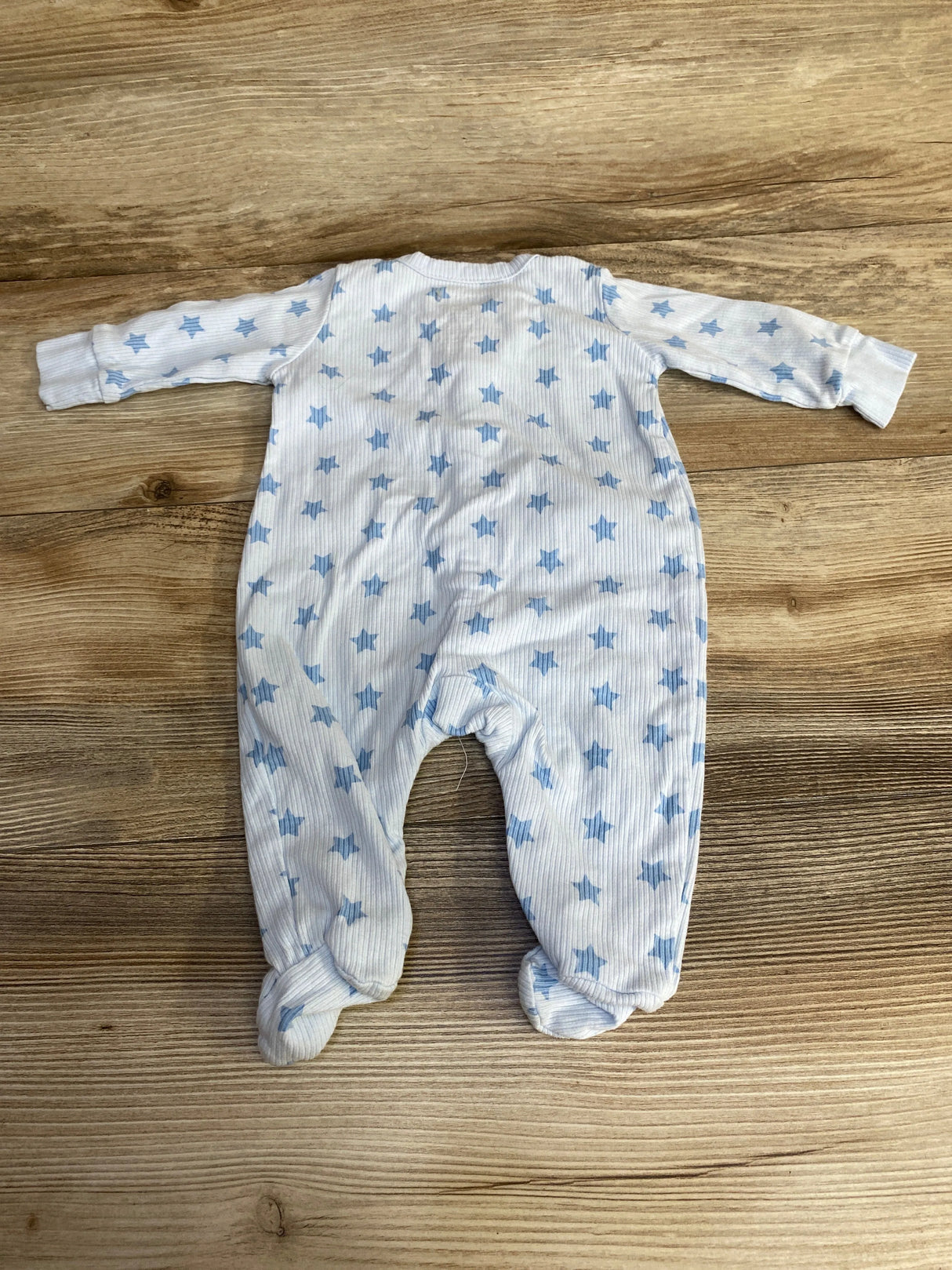 DKNY Star Print Ribbed Sleeper Blue sz 0-3m - Me n Mommy To Be