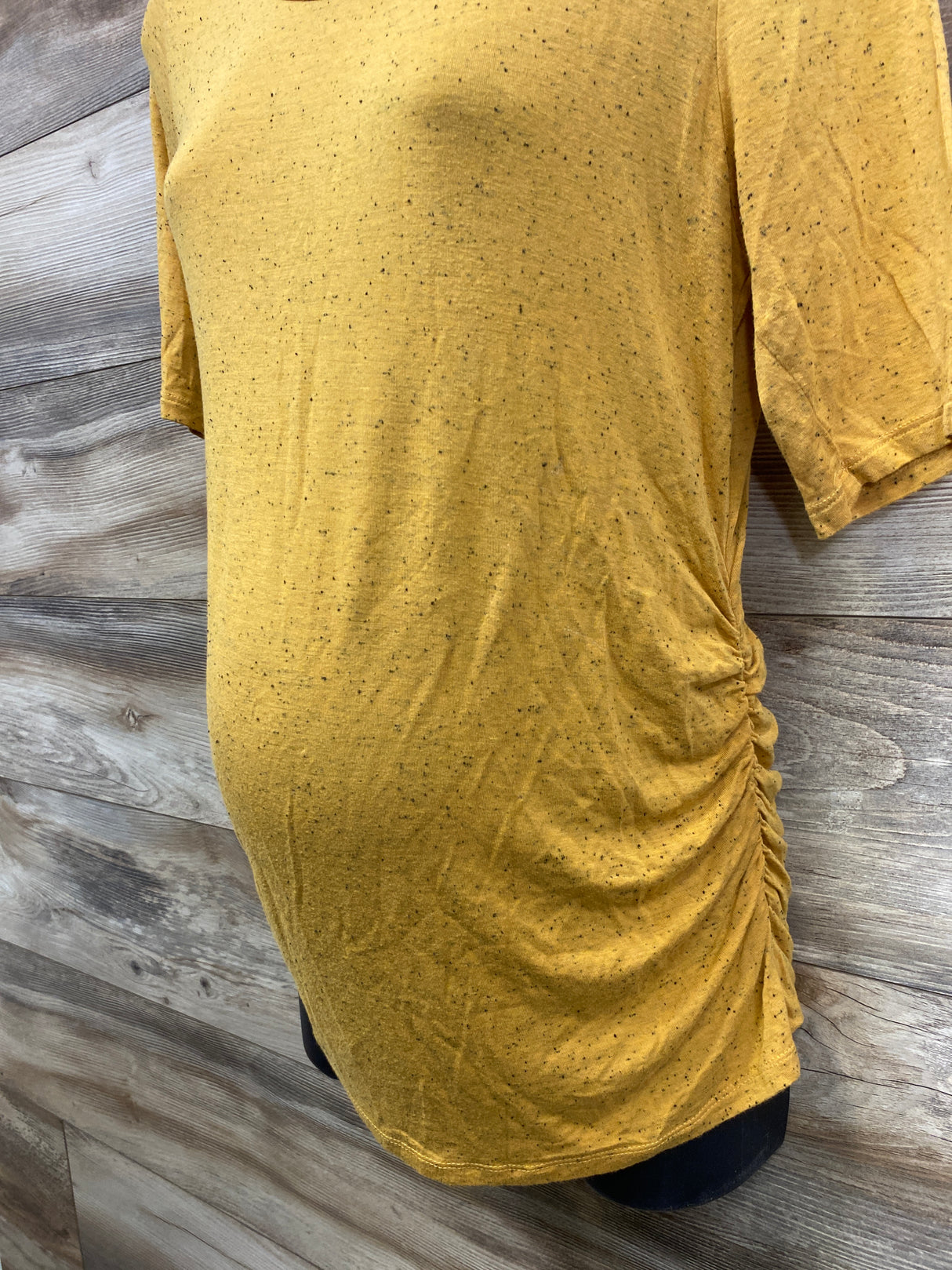 Sonoma Ruched Maternity Shirt Yellow sz Medium