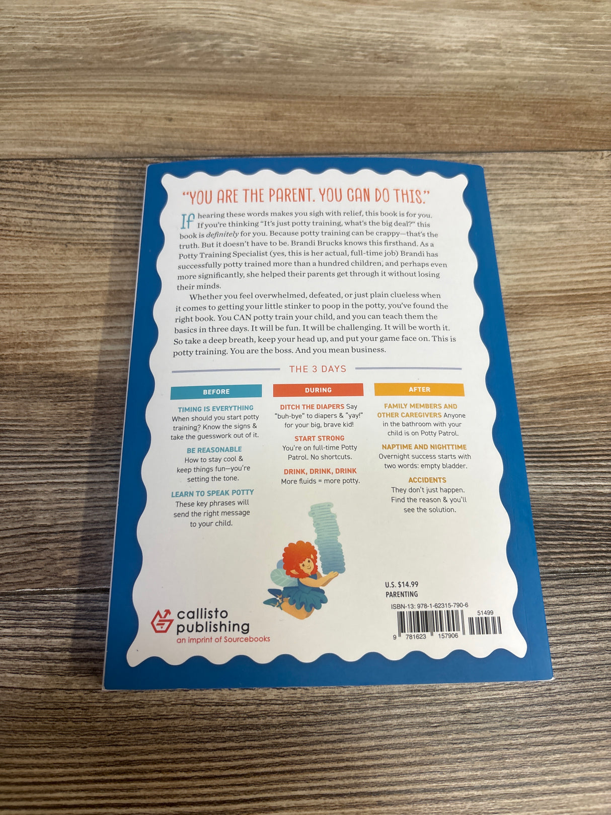Potty Training in 3 Days: The Step-by-Step Plan Paperback Book