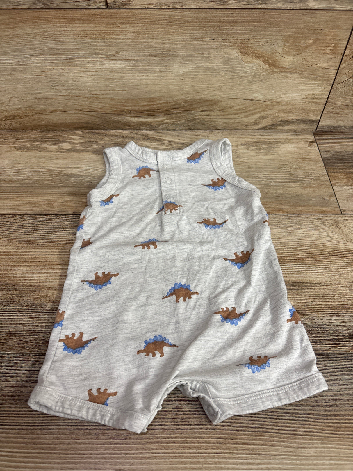 Carter's Stegosaurus Romper Grey sz 12m