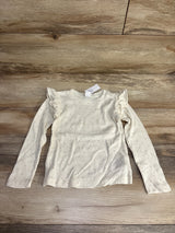 NEW Baby Gap Ribbed Metallic Polka Dot Shirt White sz 4T