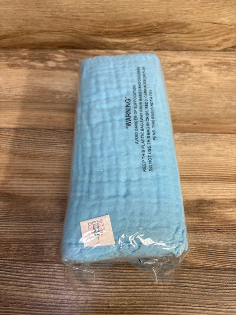 NEW Cute Castle 12 Pack Muslin Burp Cloths, Aquamarine - Me n Mommy To Be