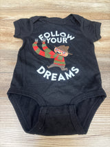 Pop Threads Freddy Krueger Bodysuit Black sz 6m
