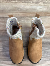 Cat & Jack Emmaline Knit Boots Cognac sz 9c