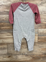 Way To Celebrate Valentines Day Striped Coverall Red sz 18m