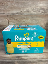 NEW Pampers Swaddlers Diapers Size 1 96ct.