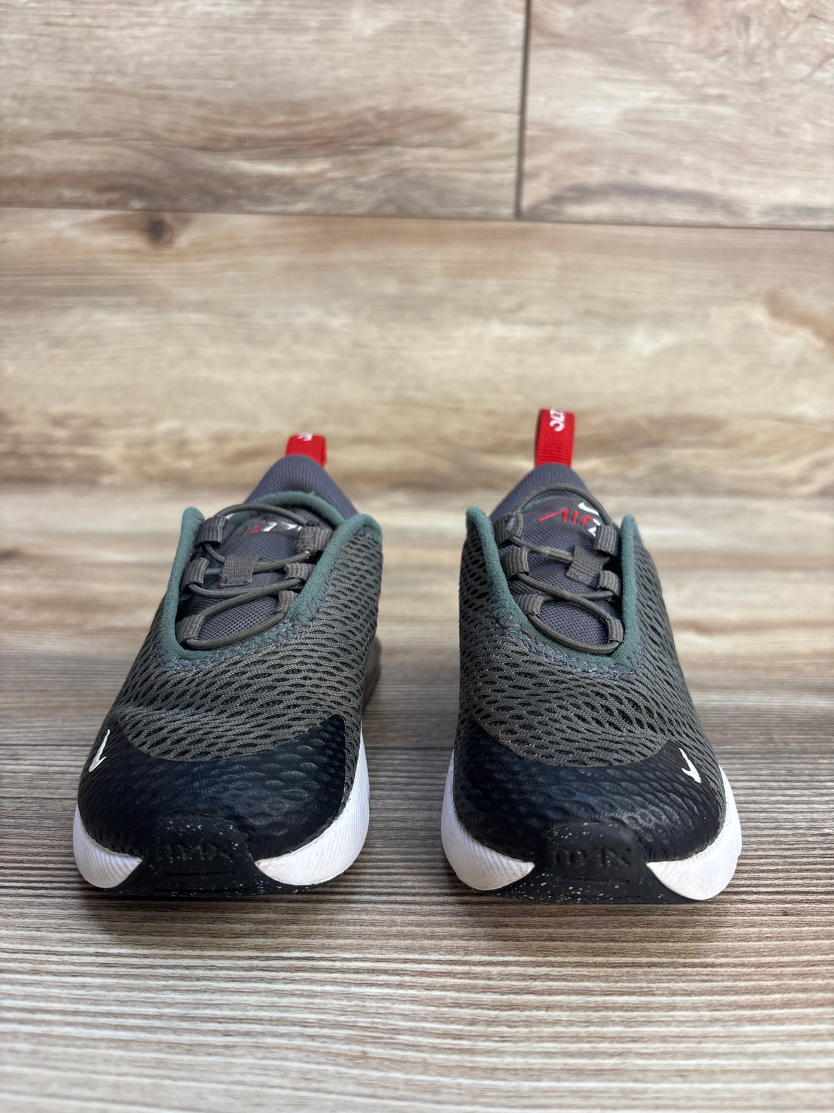 Nike Air Max 270 TD 'Iron Grey University Red' Sneakers, Grey sz 7c