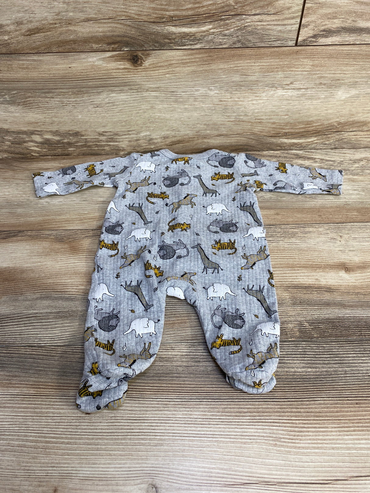 Dapper Dude Animal Print Sleeper Grey sz 0-3m