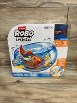 NEW Robo Alive Robo Fish Swim 'n Fish Bowl Robotic Pet Figure