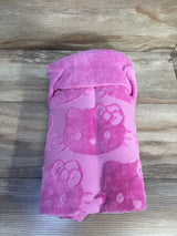 NWOT Hello Kitty Hooded Towel Pink 27x50''