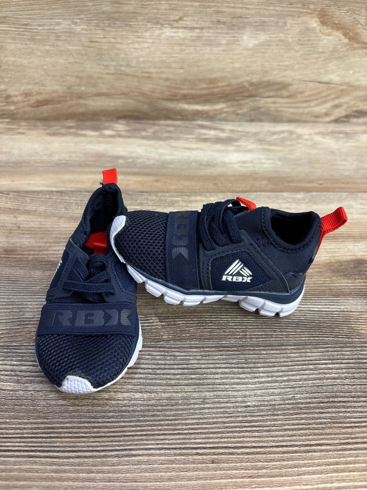 RBX Knitted Lace-Up Sneakers Navy sz 5c