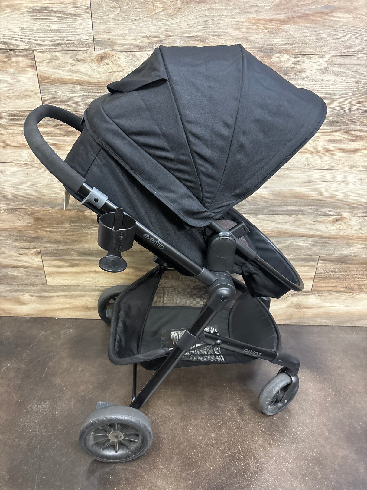 Evenflo Pivot Modular Travel System w/ LiteMax Infant Car Seat in Casual Gray*