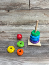 Melissa & Doug Wooden Rainbow Stacker 18m+