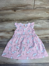 H&M Bunny Print Dress Pink sz 2T