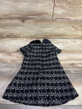 Biscotti Tweed Short Sleeve Dress Black sz 2T