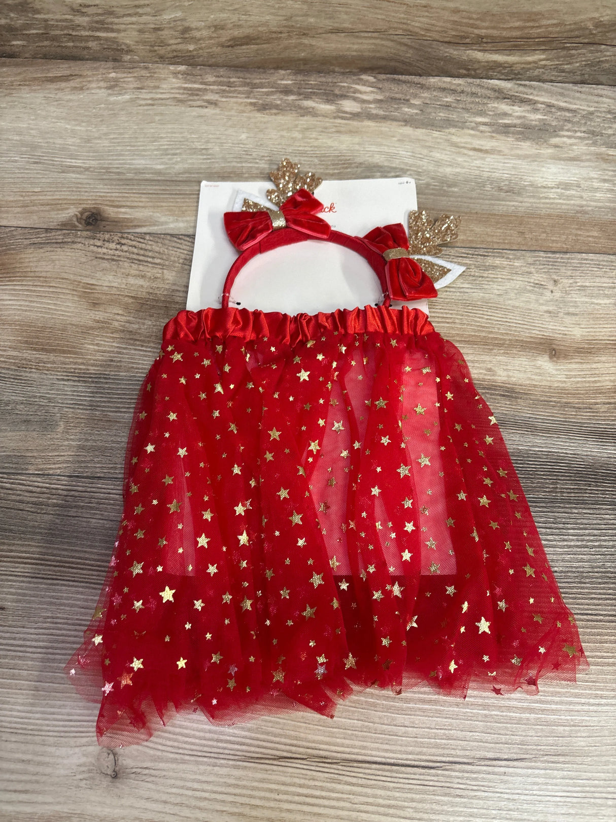 NEW Cat & Jack Dress-Up Headband & Tutu 2pc Set Reindeer