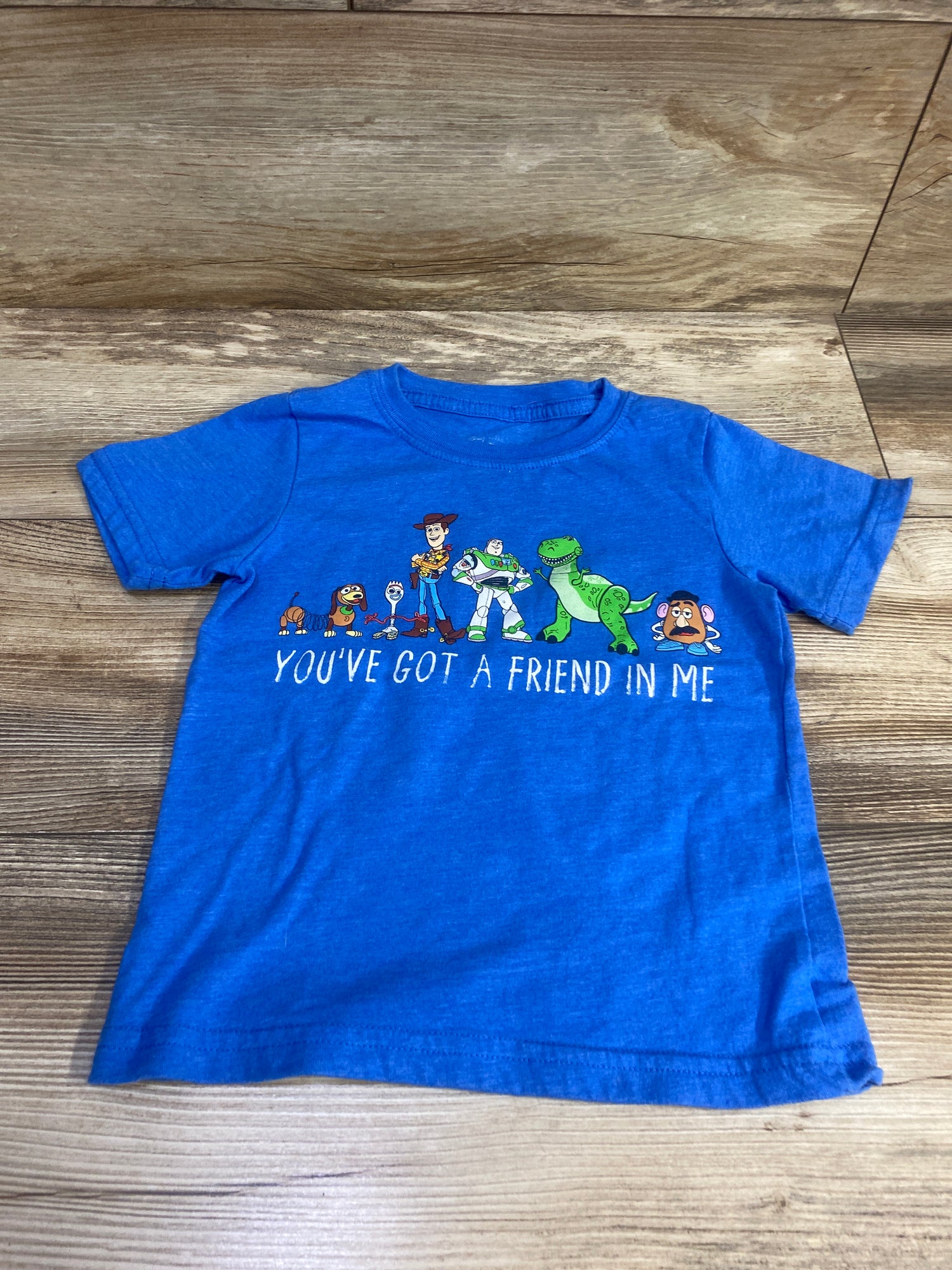 Disney Pixar Toy Story Shirt Blue sz 4T