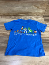 Disney Pixar Toy Story Shirt Blue sz 4T