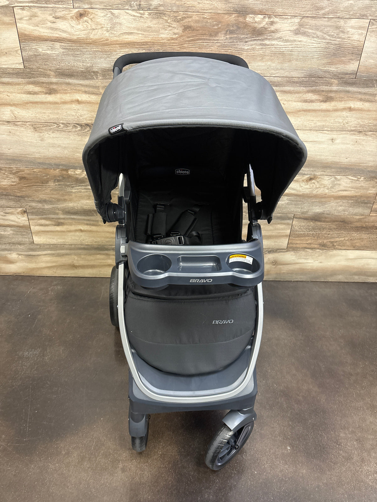 Chicco Bravo Trio Travel System with KeyFit 30 Infant Car Seat - Grey