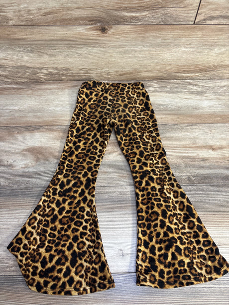 Haven + Ko Leopard Print Bell Bottoms Brown sz 4T - Me n Mommy To Be