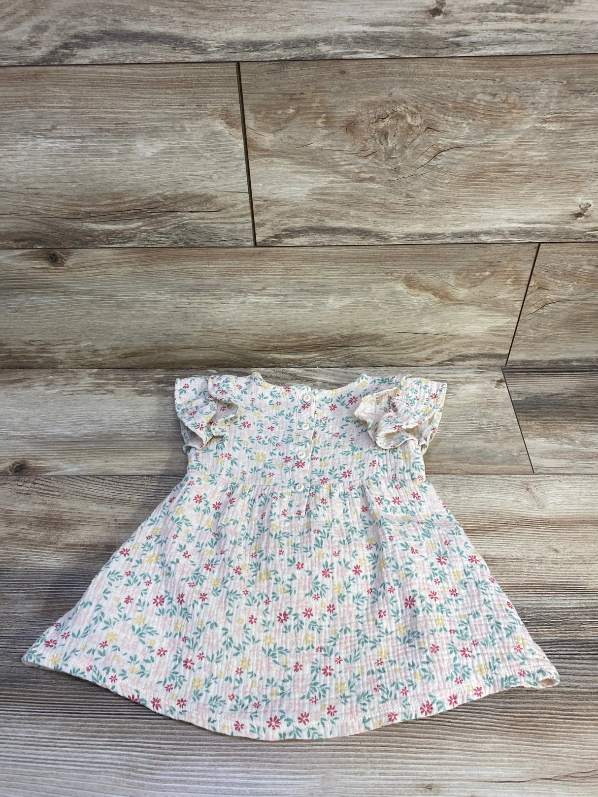 Chelsea & Violet Floral Gauze Dress Ivory sz 2T